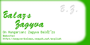 balazs zagyva business card